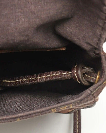 Louis Vuitton Ebene Monogram Mini Lin Canvas Pochette