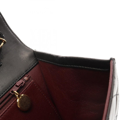 Chanel Matelasse Single Flap Chain Shoulder Bag Lambskin Black Ghw