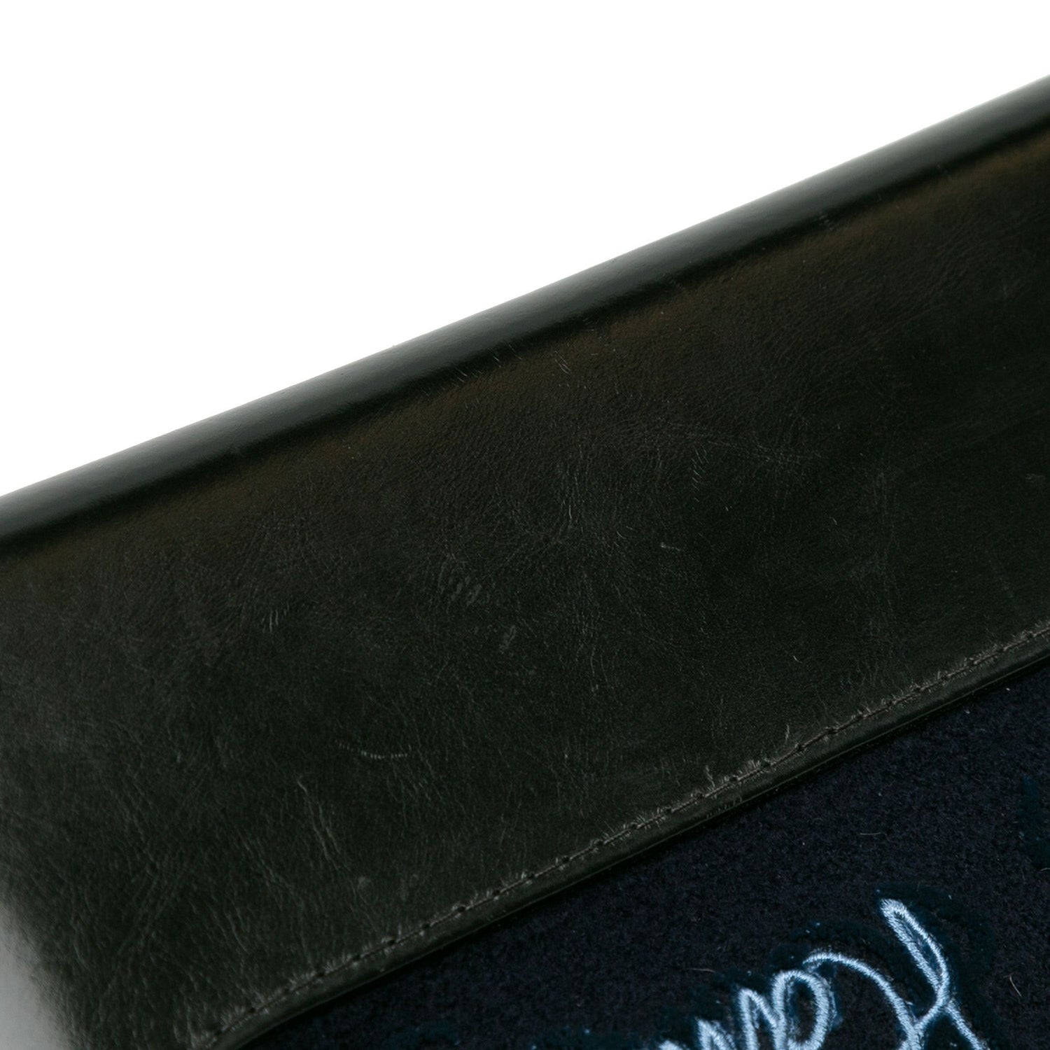 Chanel Medium Wool Paris-hamburg Embroidered Gabrielle Crossbody Blue