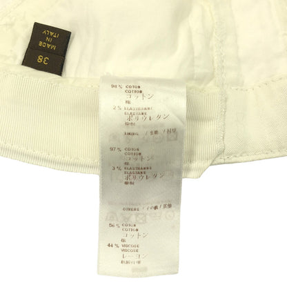 Louis Vuitton White/camel White Pants