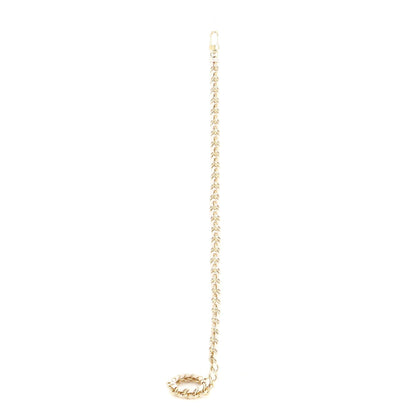 Louis Vuitton Multi Pochette Accessoires Woven Chain Strap Leather And Metal