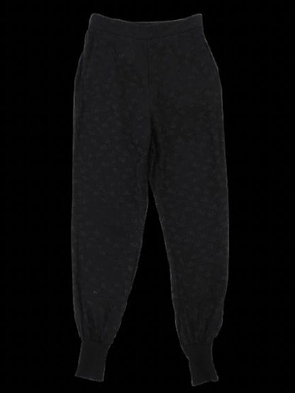 Excellent Stella McCartney Black Viscose Sweatpants Size XS