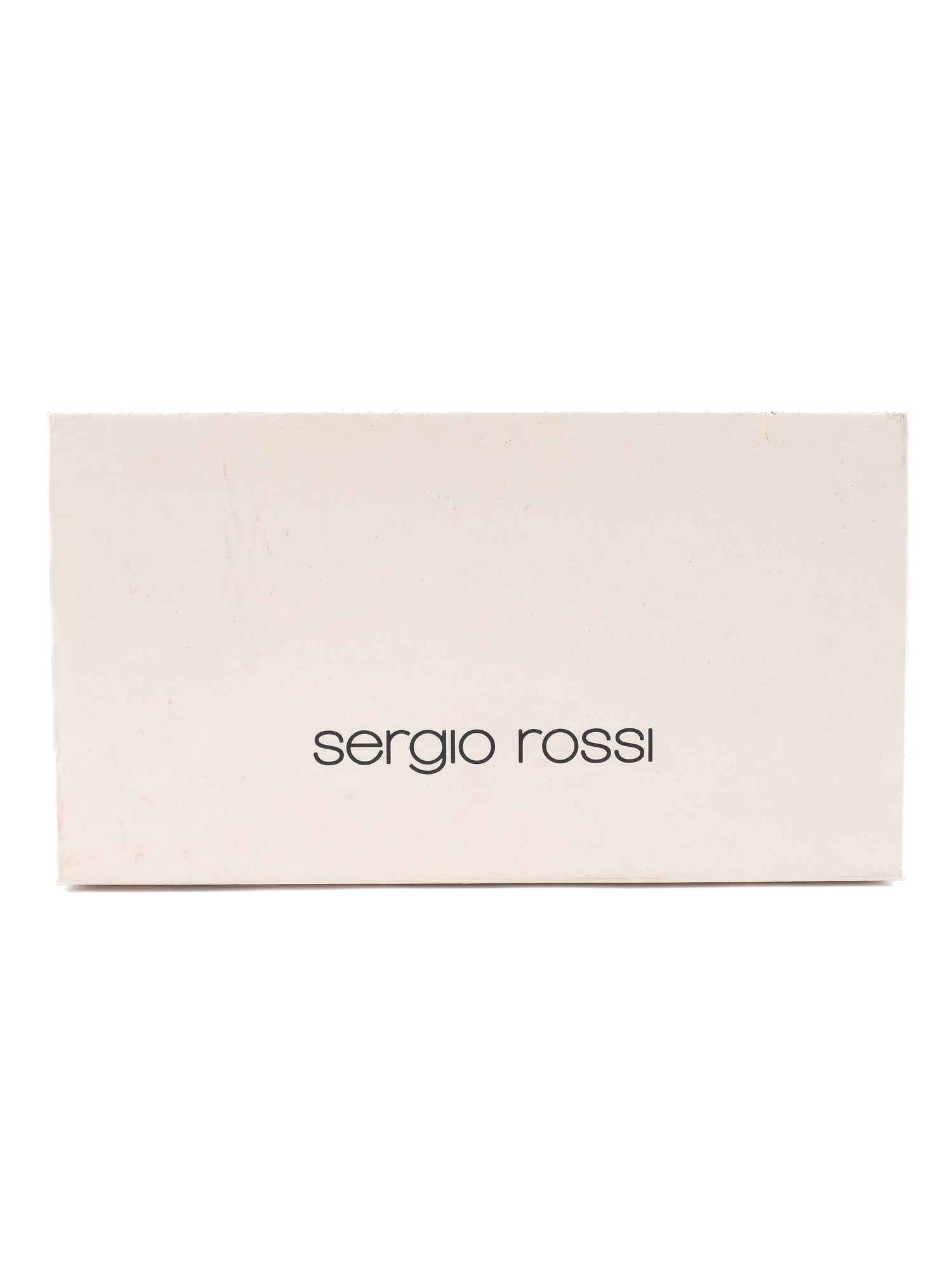 Sergio Rossi Orange Leather High-Heeled Pumps Size 39 Excellent