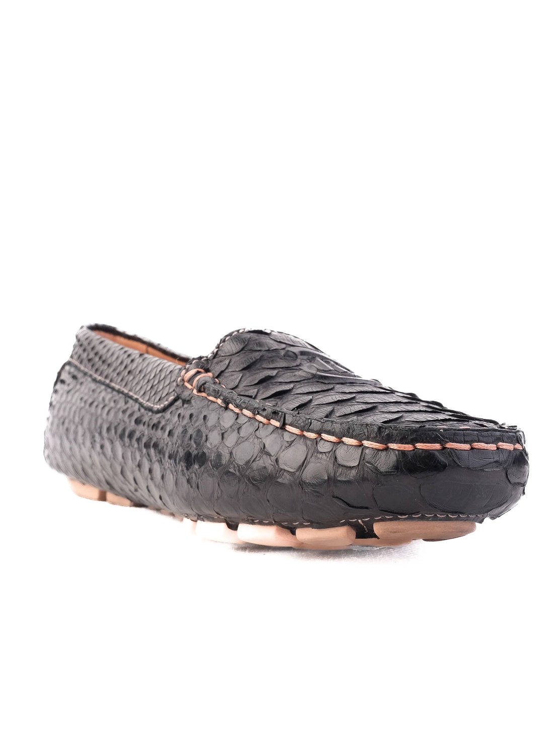 Excellent Easy by Loriblu Black Leather Loafers Size 37