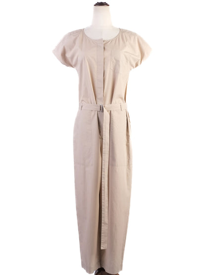 Excellent Weekend MaxMara White Cotton Jumpsuit Size S