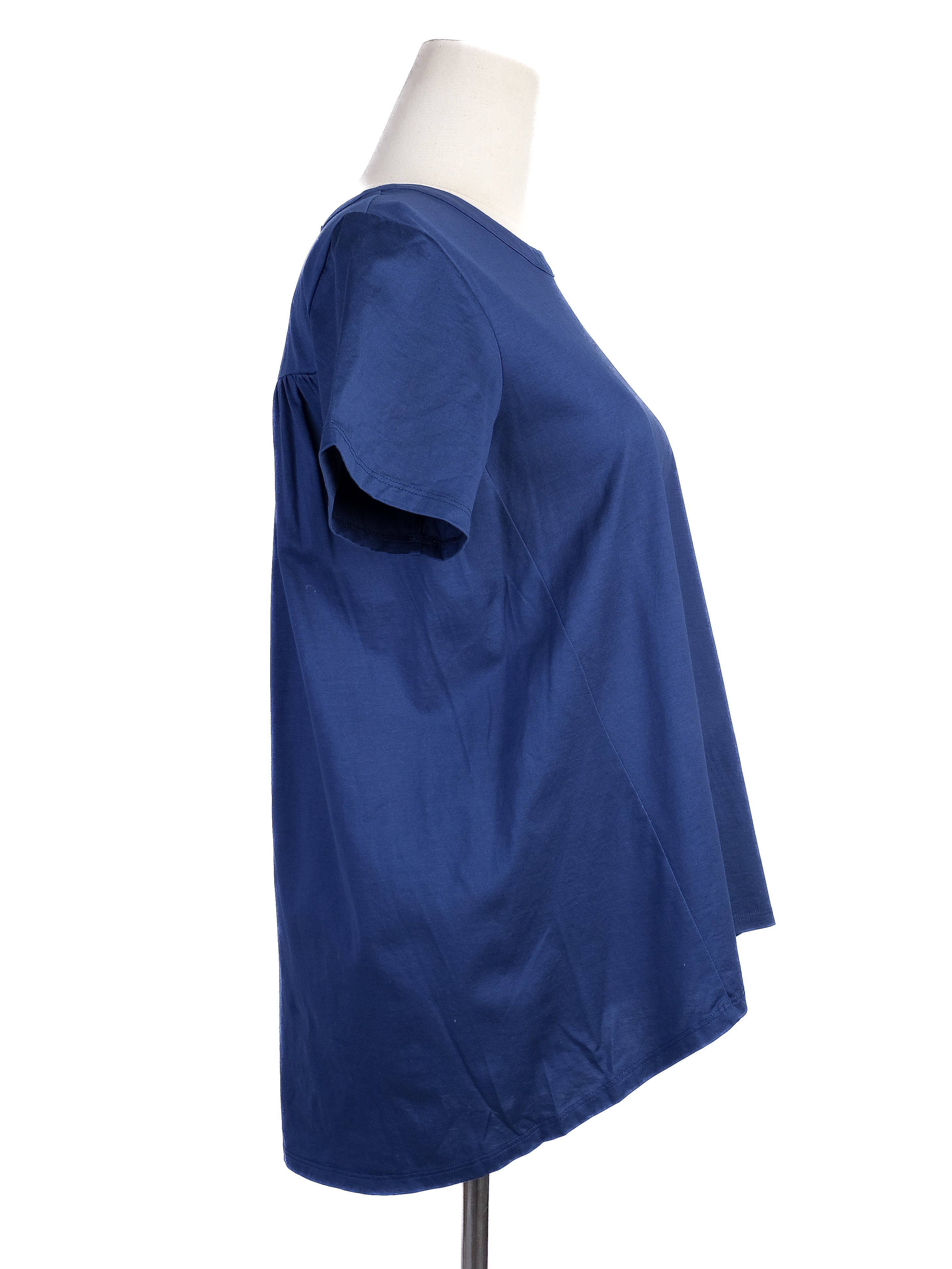 Excellent Weekend MaxMara Blue Cotton T-Shirt Size XS