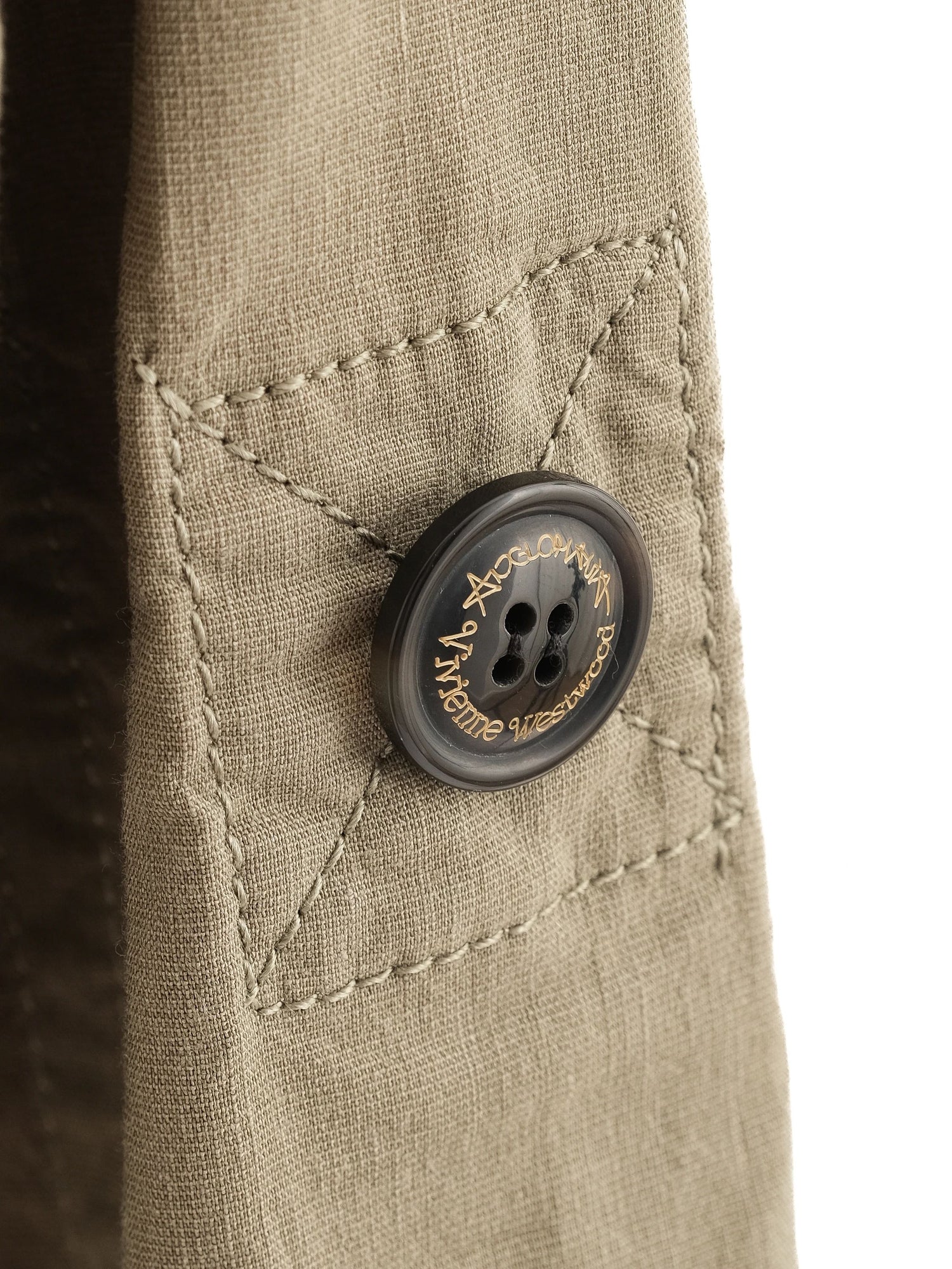 Excellent Emporio Armani Green Wool Blouse Size M Short-Sleeve