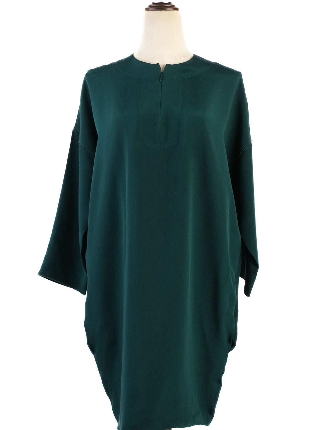 Celine Green Silk Dress Size M Excellent Condition WomenÕs Fashion