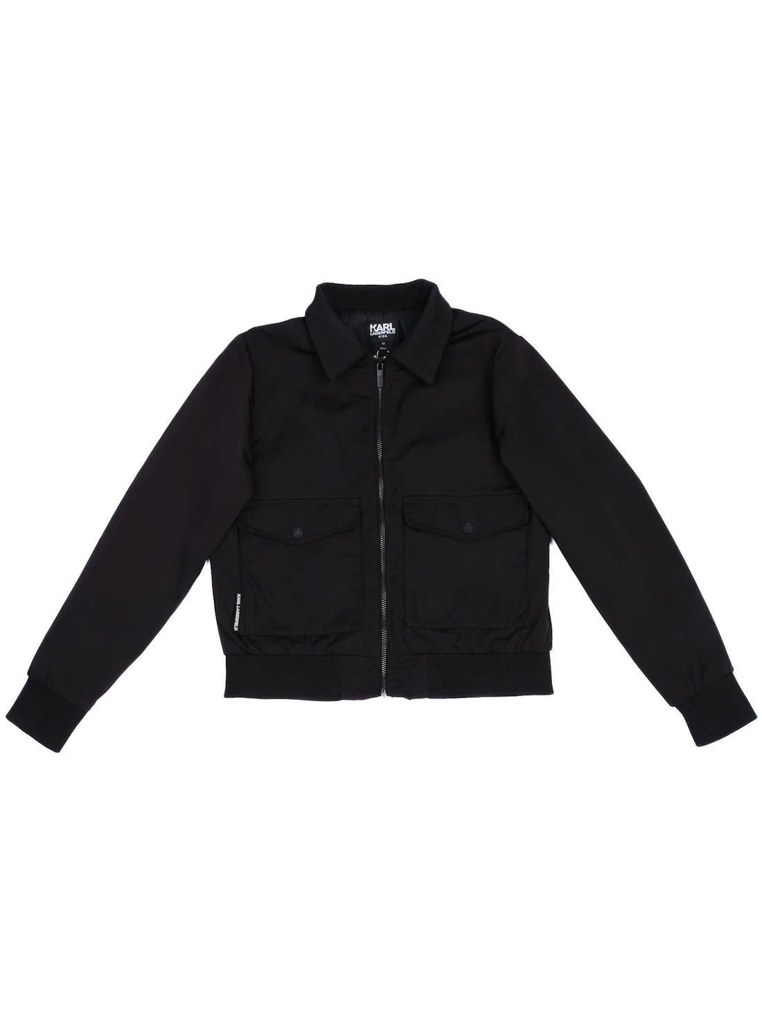Excellent Karl Lagerfeld Kids Black Jacket Size 10