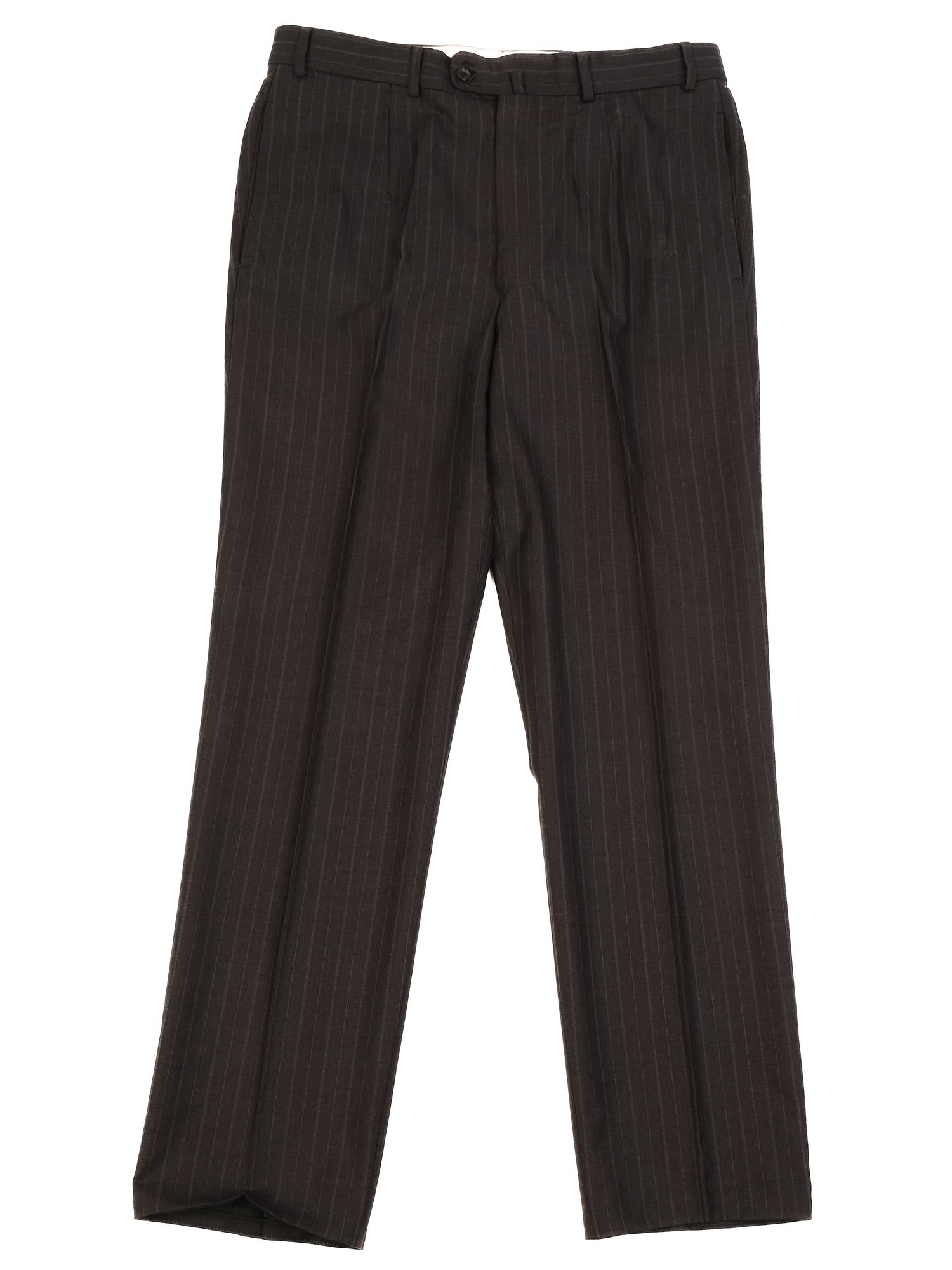 Excellent Ermenegildo Zegna Black Wool Suit Jacket Size L