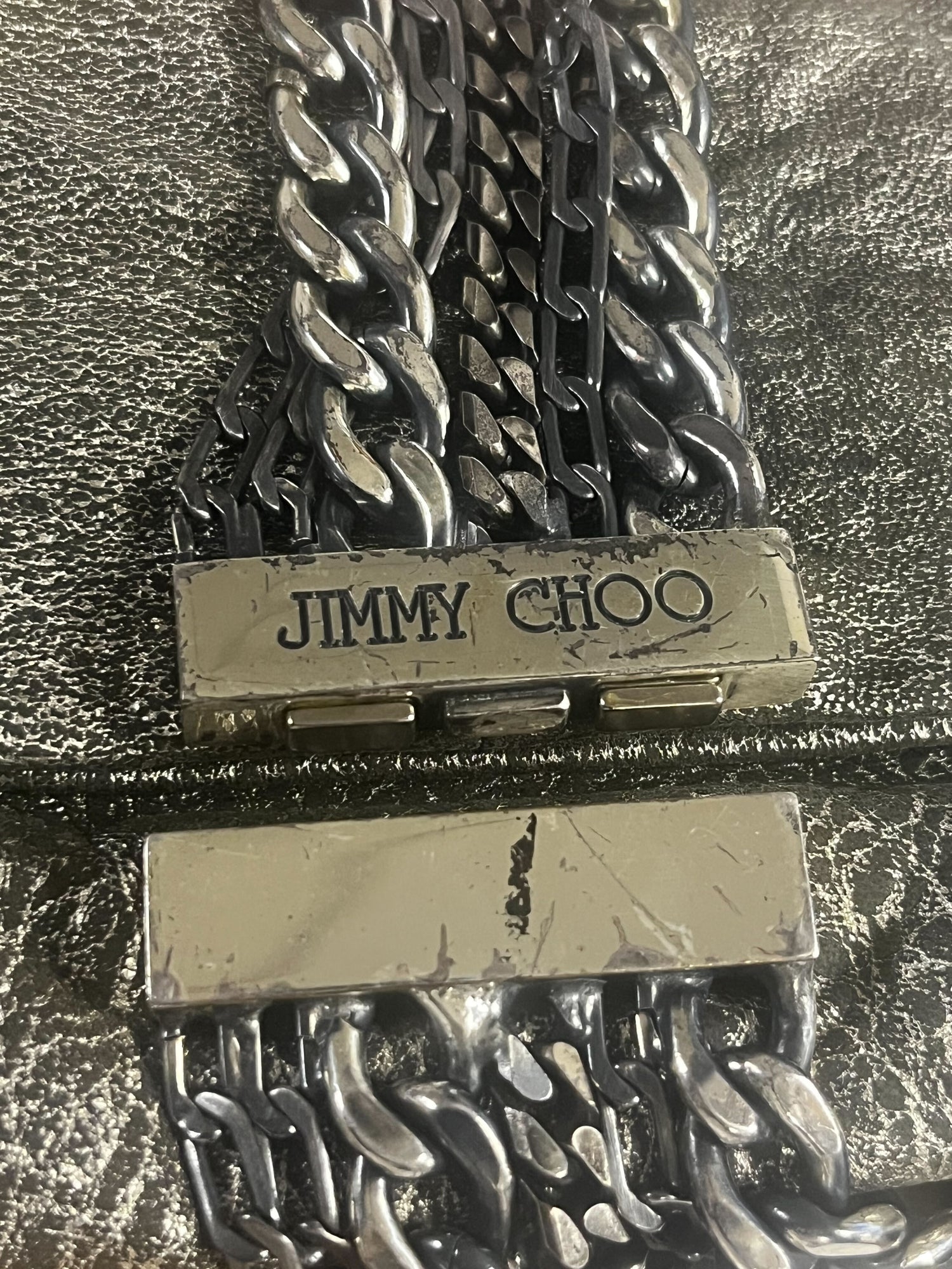 Jimmy Choo Clutch Bagmini Bag Leather