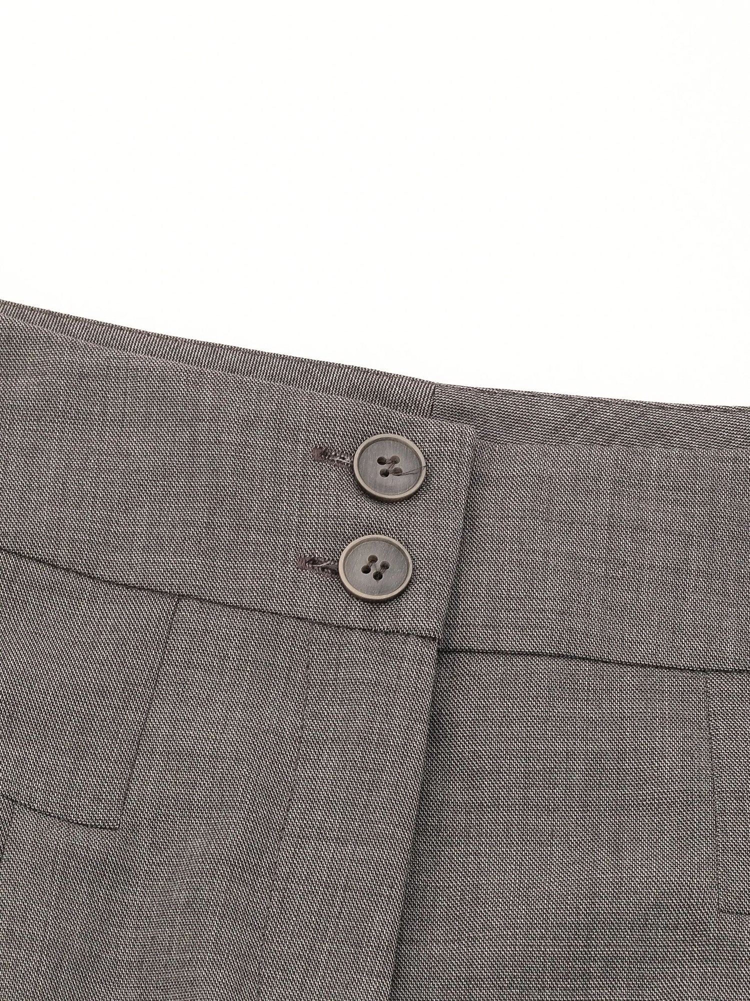 Excellent Weekend MaxMara Gray Wool Shorts Size M