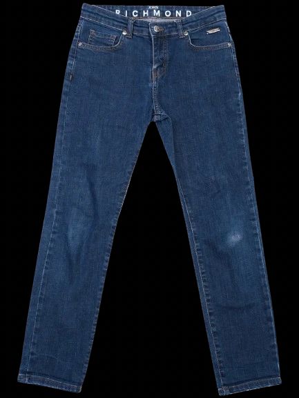 Excellent Richmond Blue Jeans for Kids Size 12 Cotton Natural