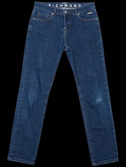 Excellent Richmond Blue Jeans for Kids Size 12 Cotton Natural