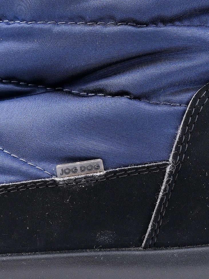 Excellent Jog Dog Blue Quilted Winter Boots Size 40 with Zip Closure