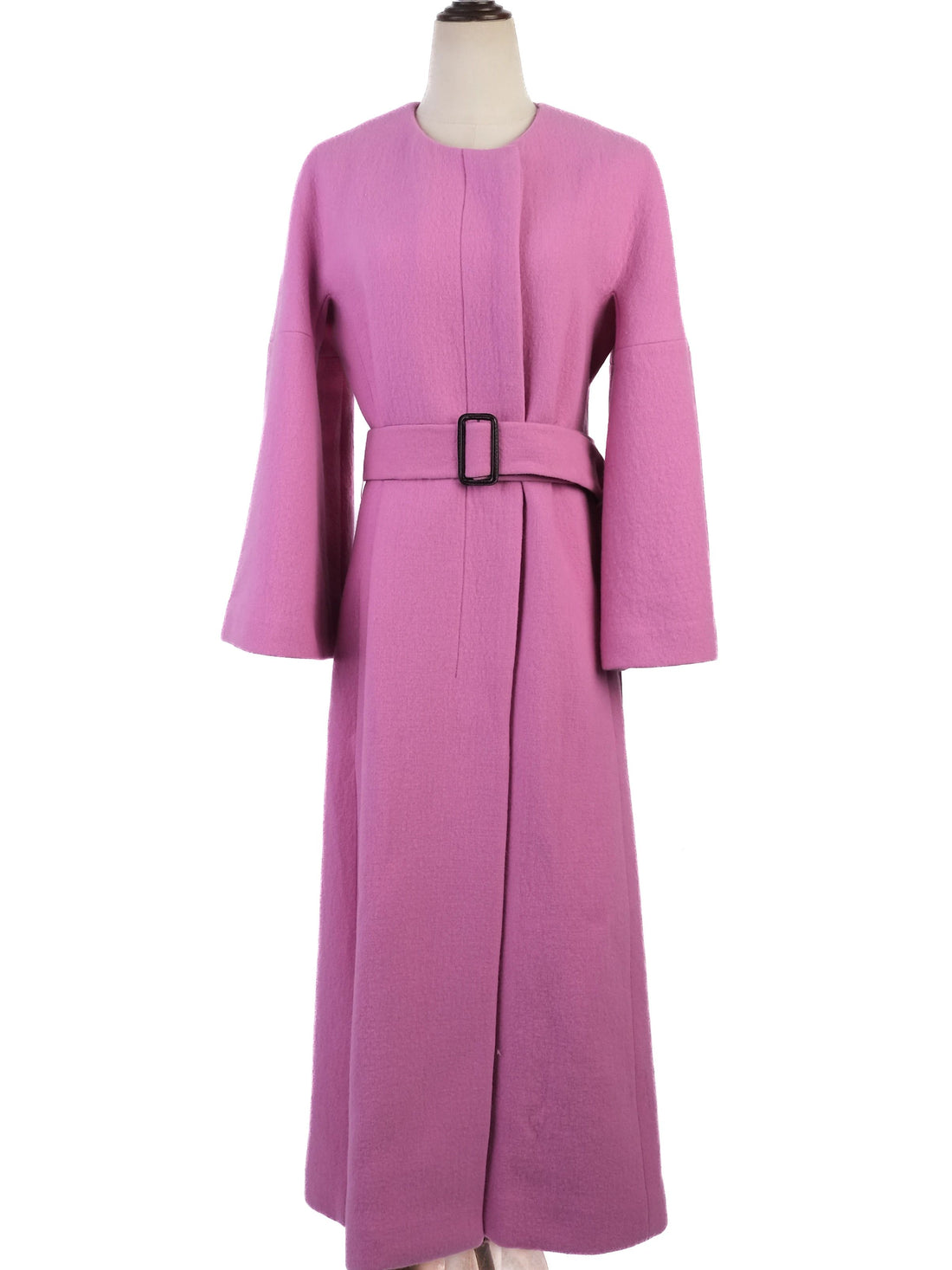NEW Mantu Pink Wool Coat with Belt Size M