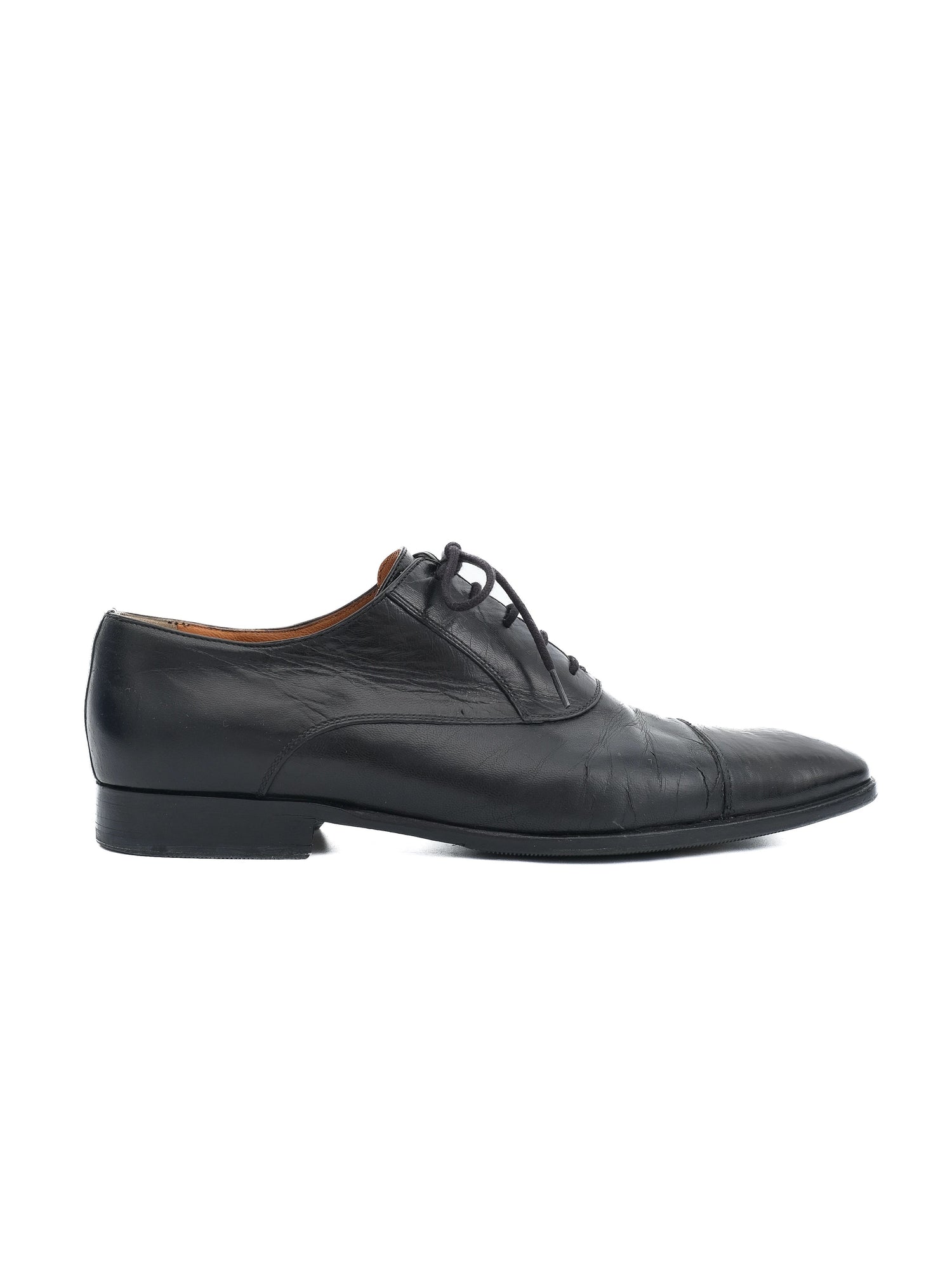 Excellent Moreschi Black Leather Dress Shoes Size 41 for Men