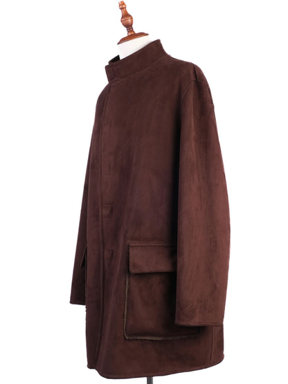 Excellent Armani Collezioni Orange Coat Size XXL Polyurethane