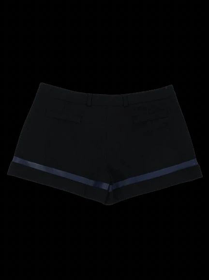 Excellent Markus Lupfer Black Shorts with Blue Stripes Size M