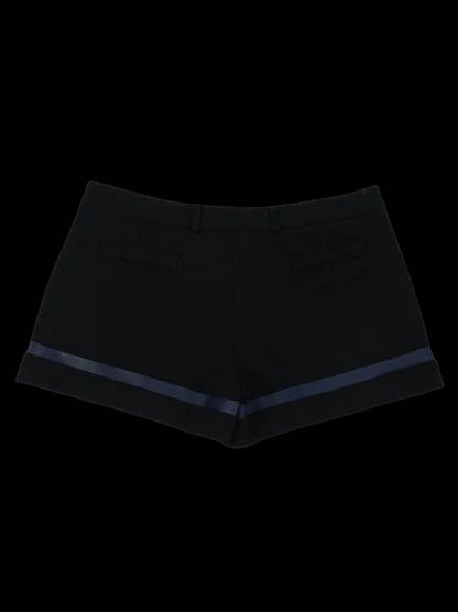 Excellent Markus Lupfer Black Shorts with Blue Stripes Size M