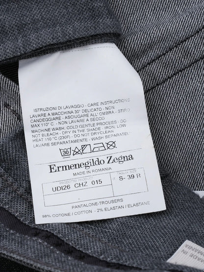 Excellent Ermenegildo Zegna Gray Pants 3XL, Elastane, MenÕs Fashion