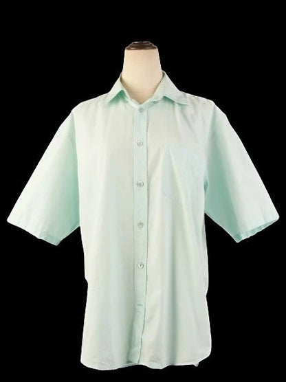 Excellent Balenciaga Blue Cotton Shirt Size M Oversized Fit