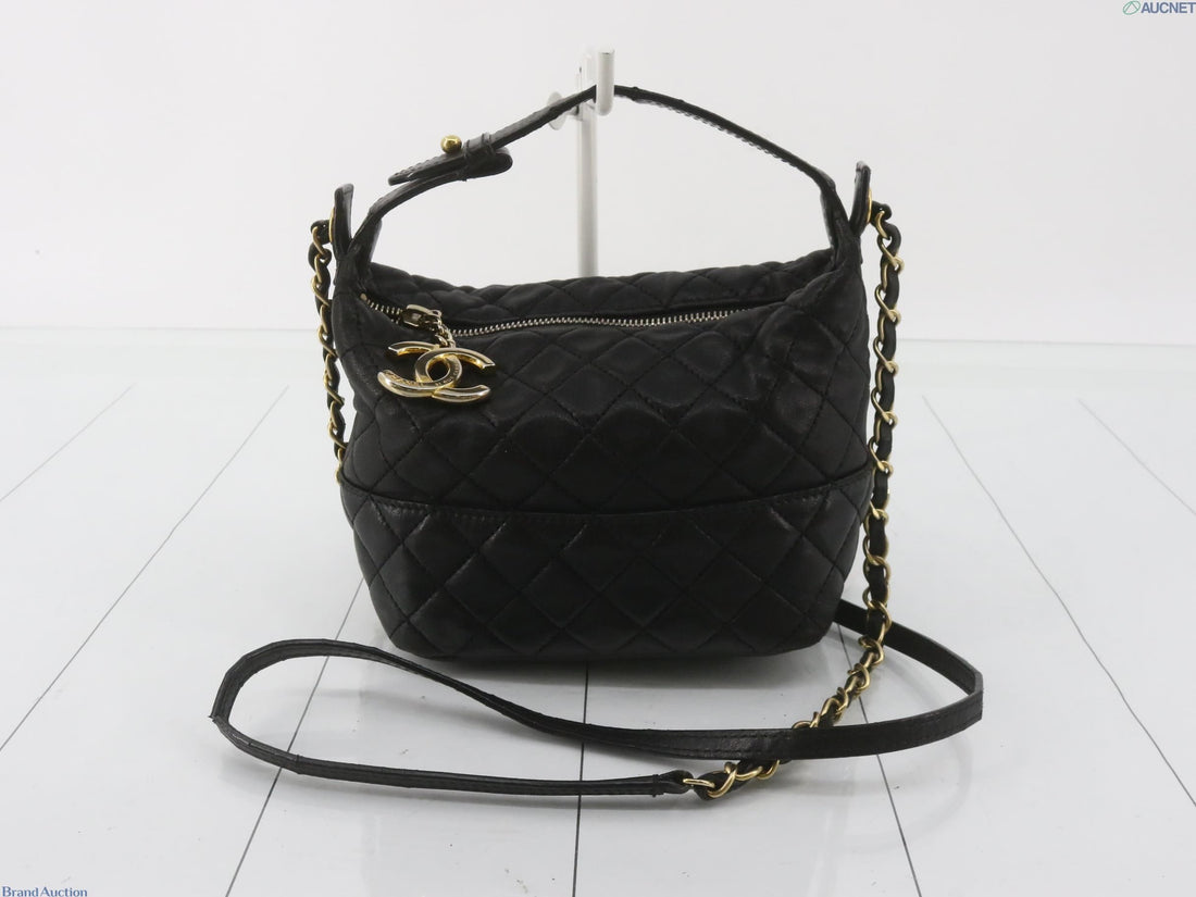Chanel Lambskin Quilted Hobo