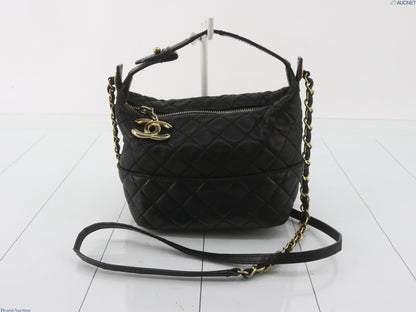 Chanel Lambskin Quilted Hobo