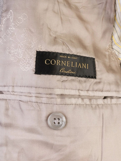 Excellent Corneliani Gray Wool Blazer Size L for Men