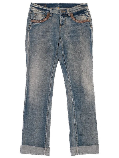 Elie Tahari Blue Denim Jeans Size M Average Condition
