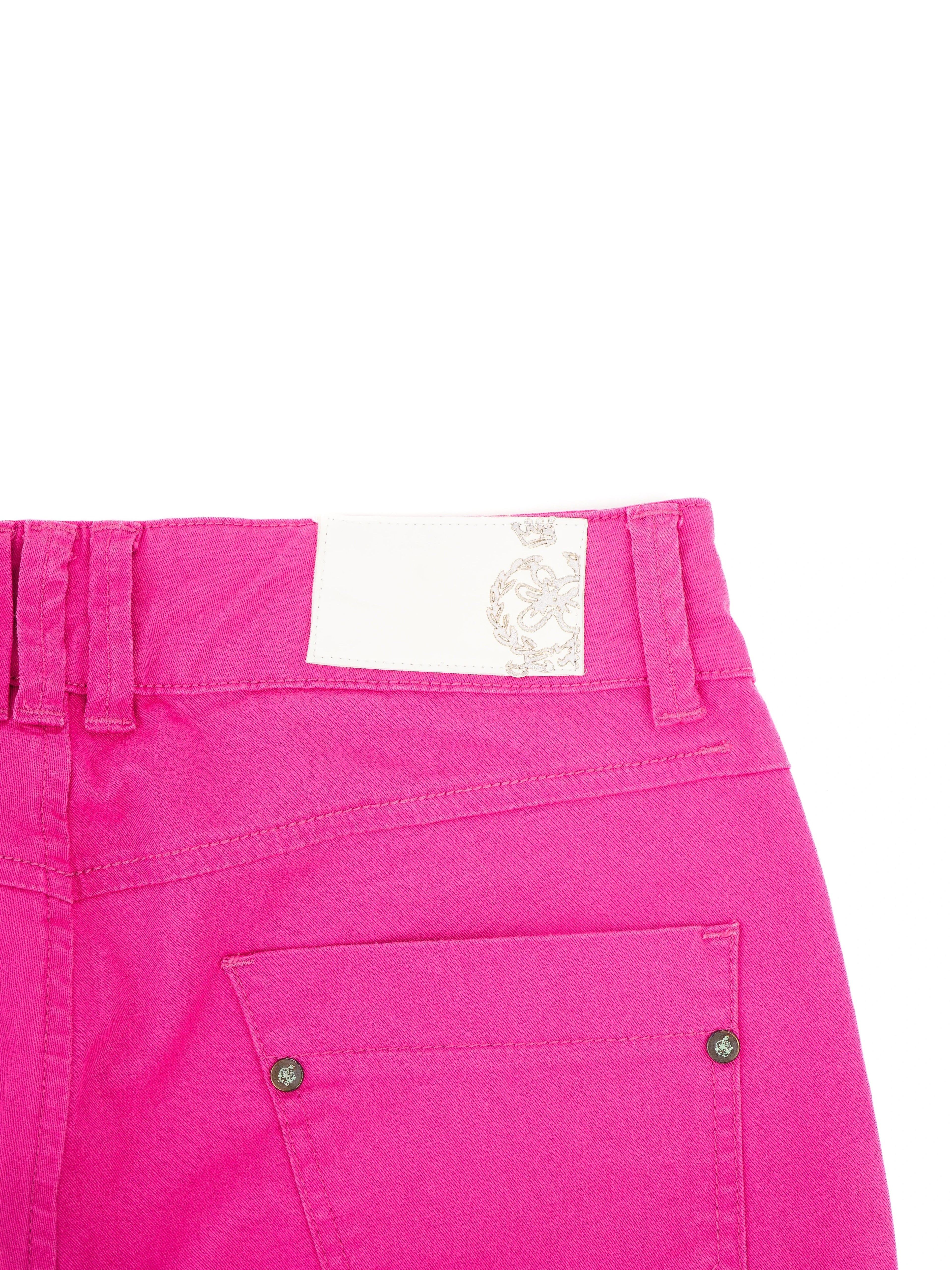 Excellent Pierre Cardin Pink Elastane Pants Size L for Women