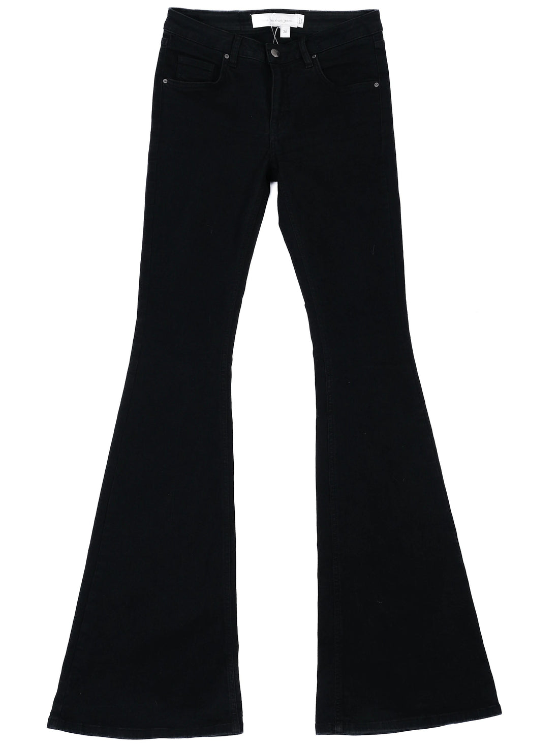 Excellent Victoria Beckham Black Flared Jeans Size S 26
