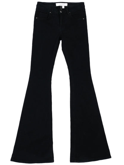 Excellent Victoria Beckham Black Flared Jeans Size S 26