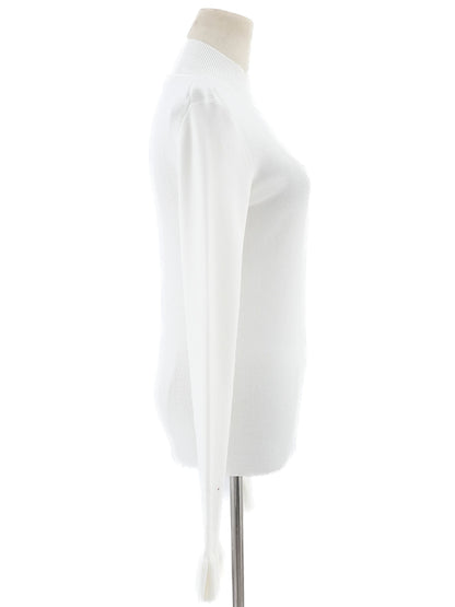 Excellent Cos White Long Sleeve Sweater Size S Viscose High Neck