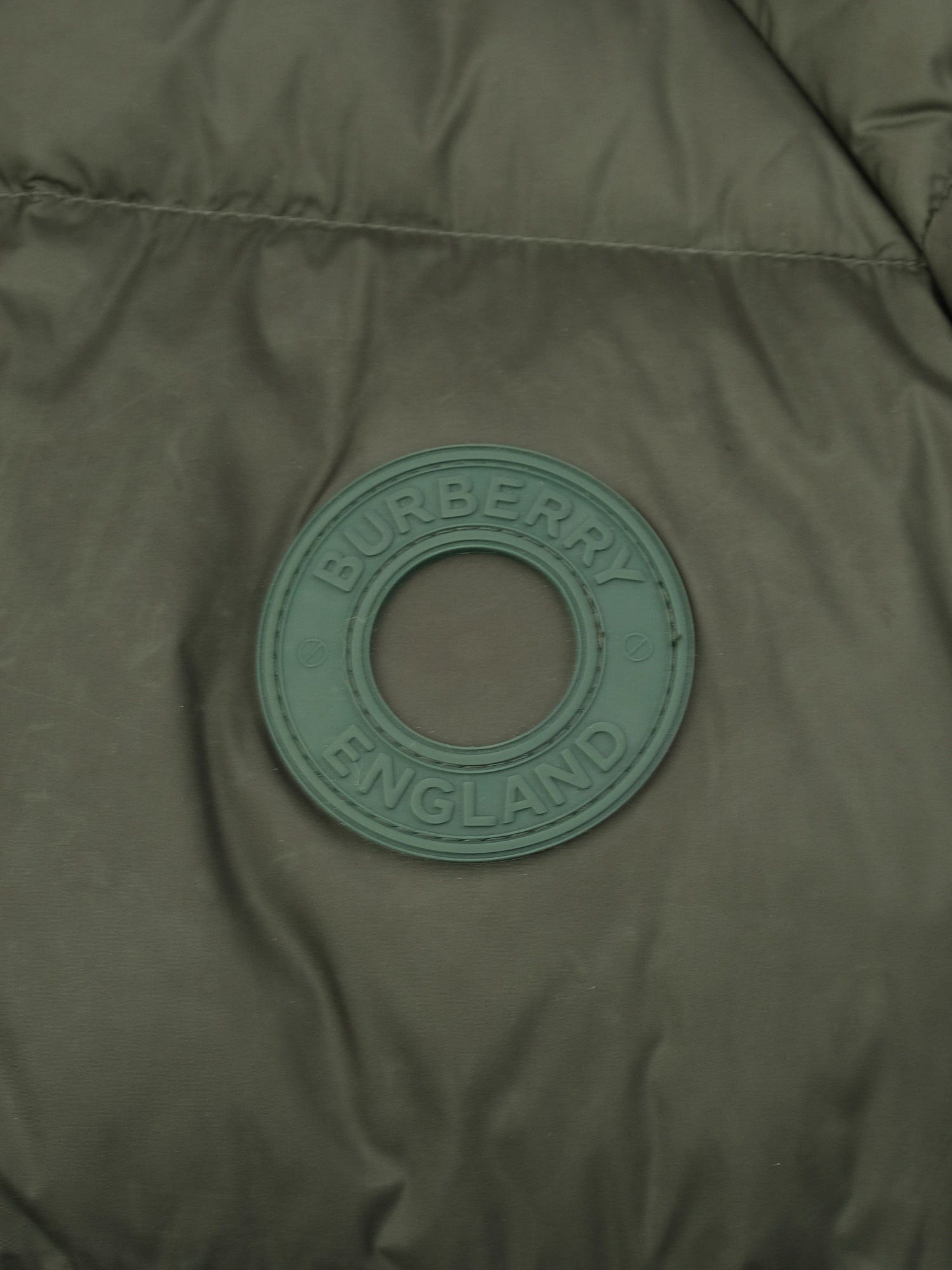 Perfect Burberry Green Puffer Jacket for Kids Size 14