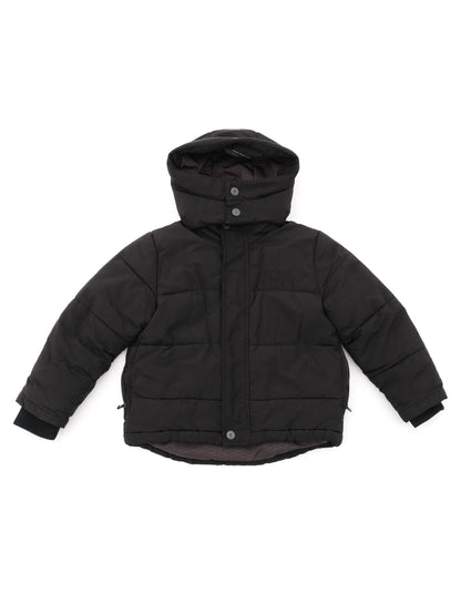 Excellent Hugo Boss Black Padded Jacket with Hood for Kids Size 5