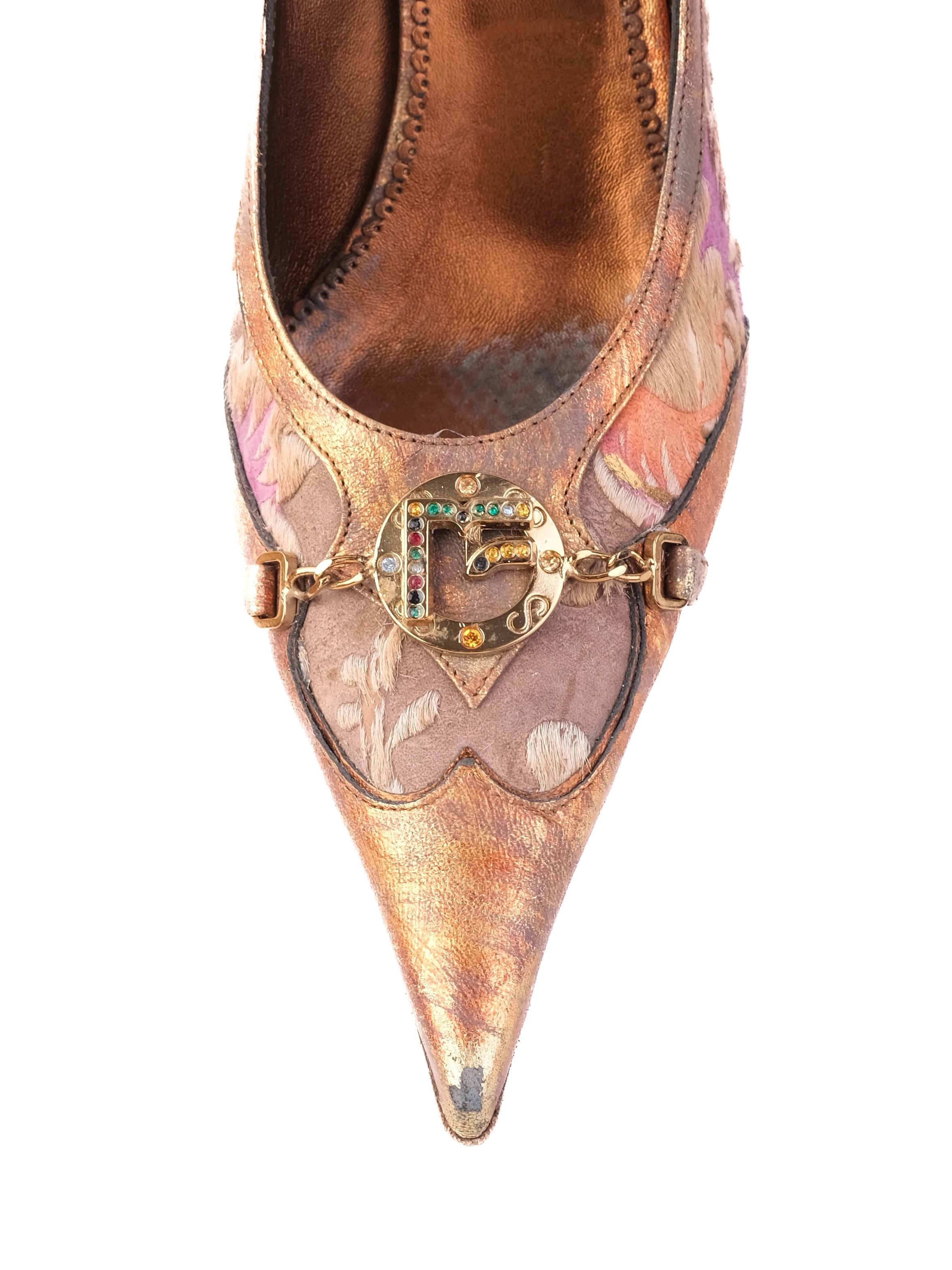 Excellent Marino Fabiani High-Heeled Stiletto Shoes Size 38