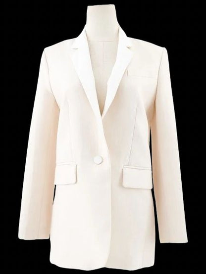 Good Sandro Blazer Yellow Lyocell Size XS Women