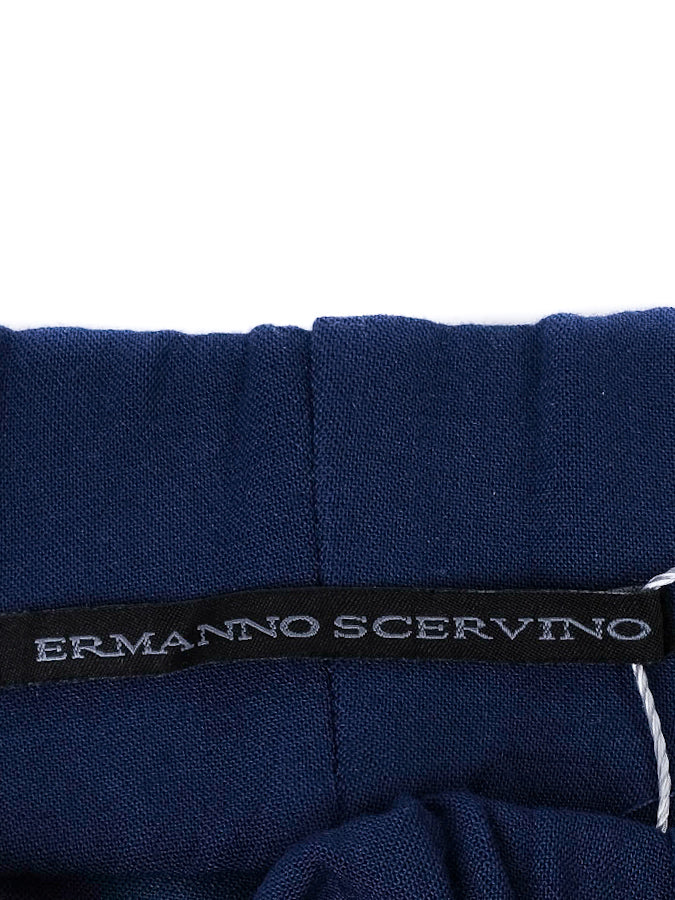 Excellent Ermanno Scervino Blue Cotton Pants Size S