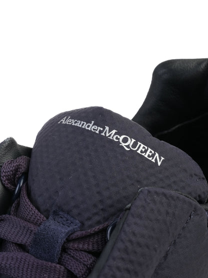 Excellent Alexander McQueen Blue Fabric Sneakers Size 41