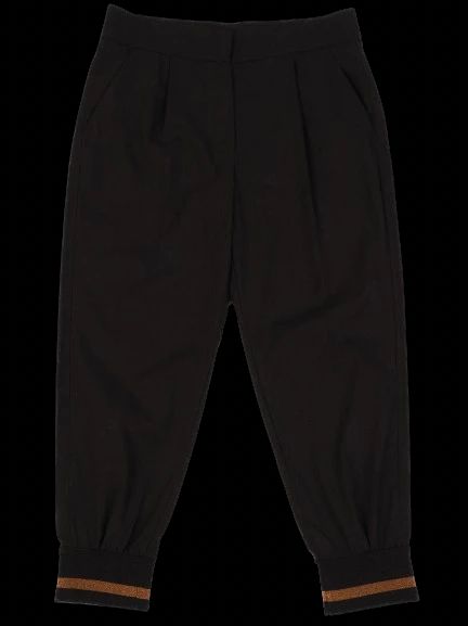 EXCELLENT Brunello Cucinelli Gray Wool Trousers Size L with Stripe Detail