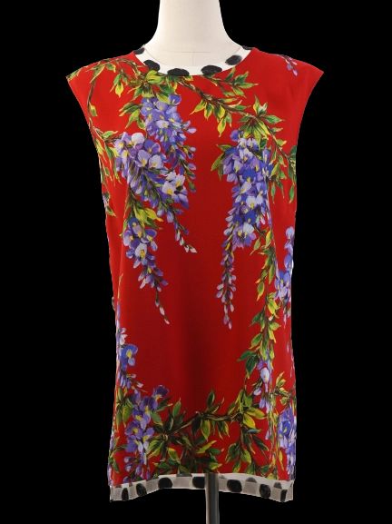 Dolce Gabbana Excellent Condition Floral Sleeveless Top Size S
