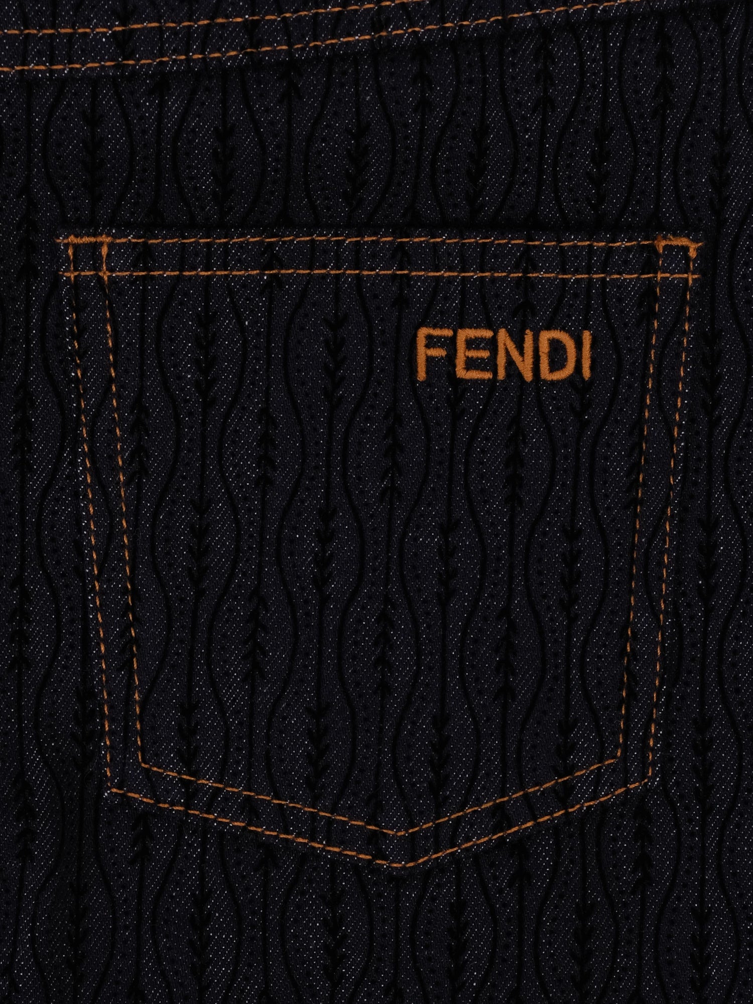 Excellent Fendi Blue Cotton Women&