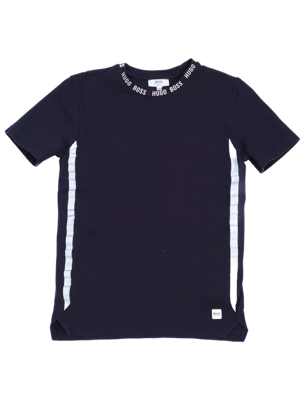 Excellent Hugo Boss Kids Navy Blue Slim Fit T-Shirt Size 10