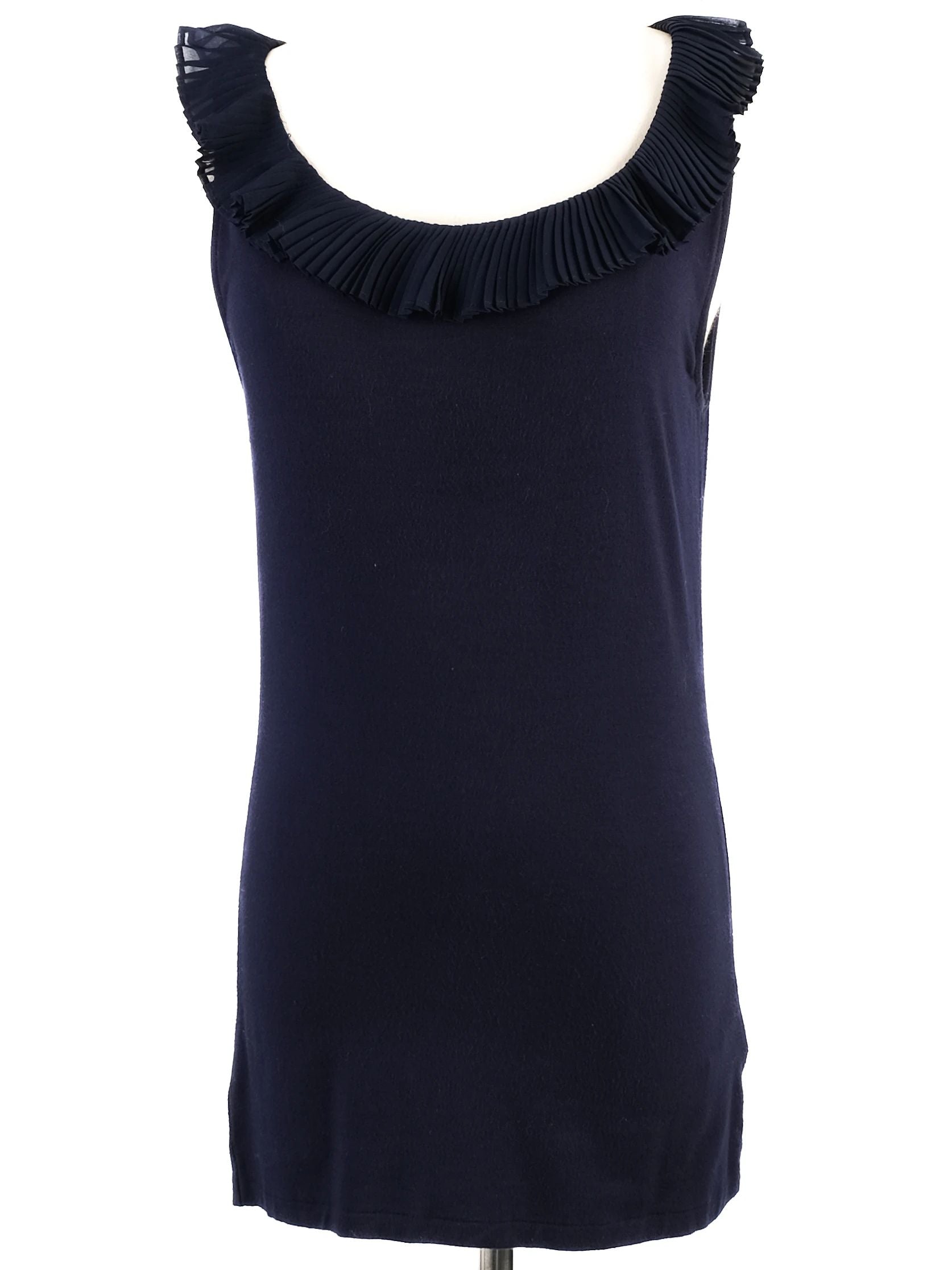 Excellent Ralph Lauren Navy Blue Sleeveless Dress Size XS