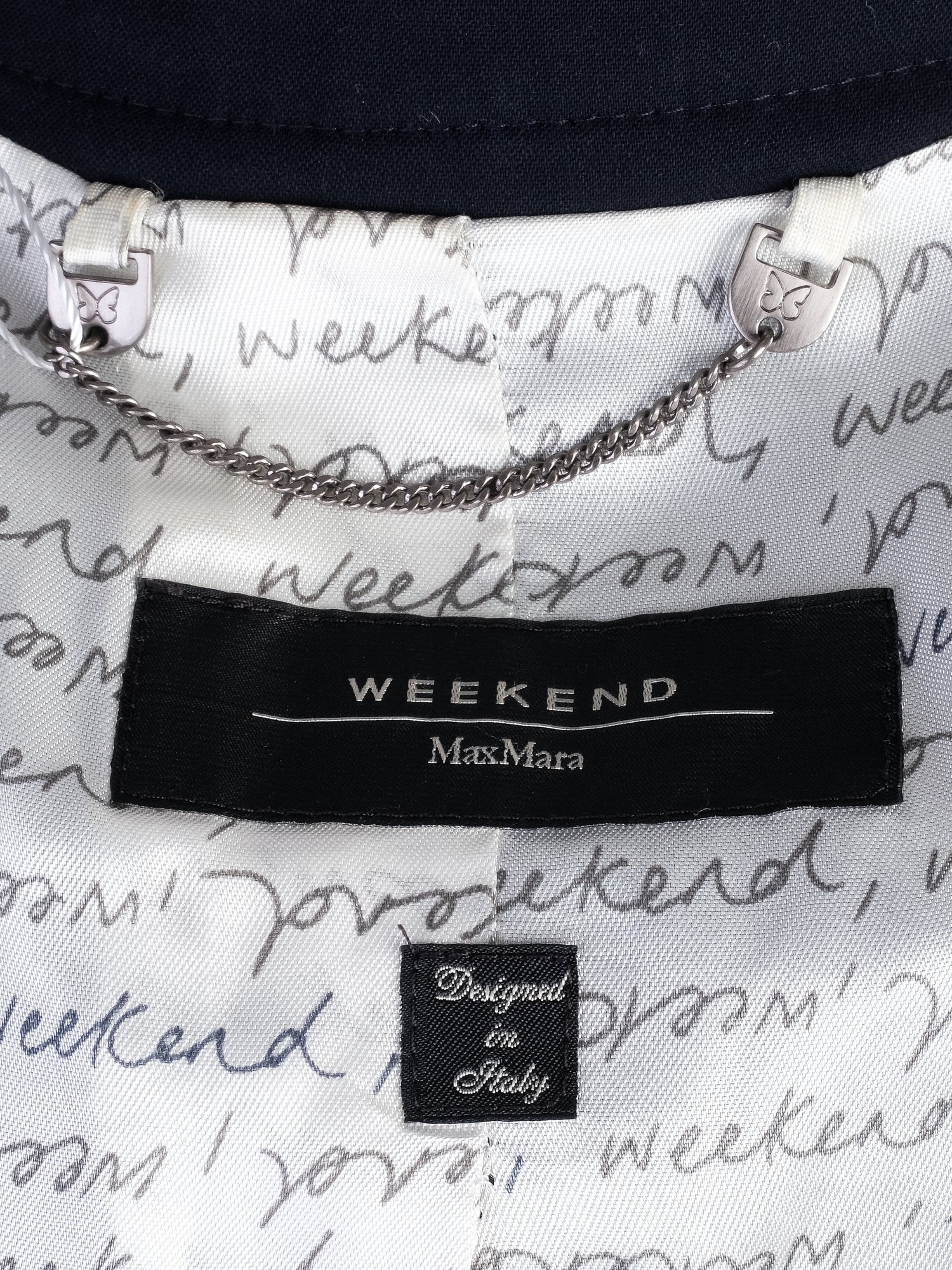 Excellent Weekend MaxMara Blue Wool Blazer Size N/A