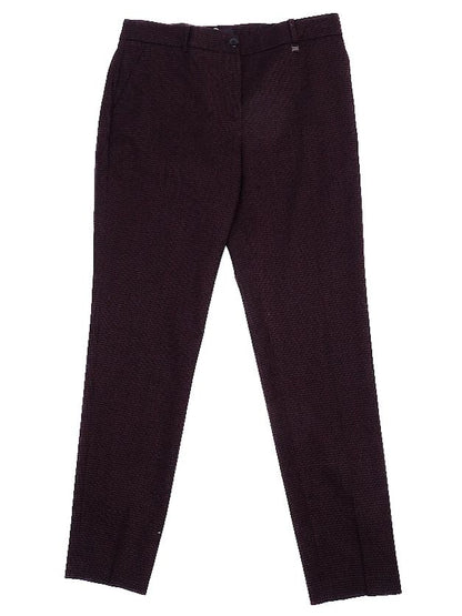 Luisa Spagnoli Red Wool Trousers Size M Excellent Condition