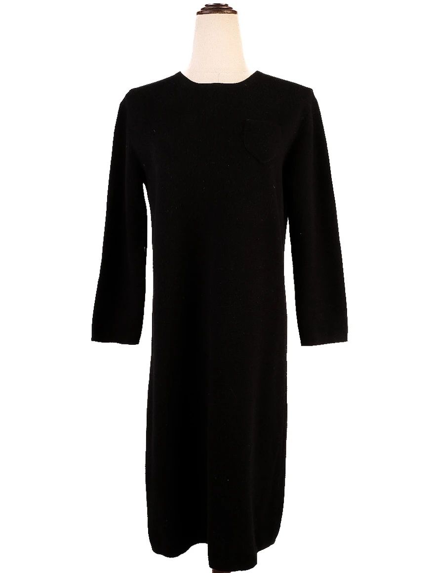 Max Mara Black Wool Dress Size M - Excellent Condition