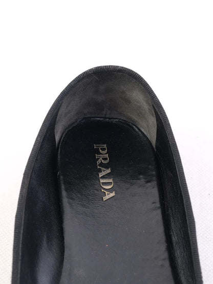 Excellent Prada Black Patent Leather Ballet Flats Size 39