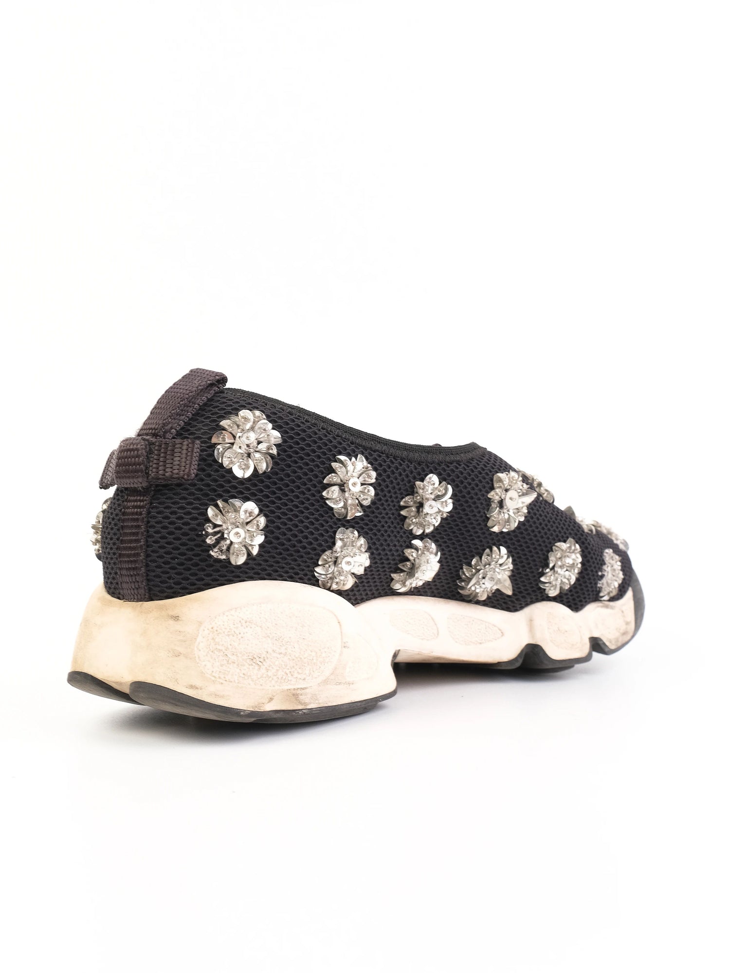 Dior Black Fabric Sneaker with Decorative Elements Size 36